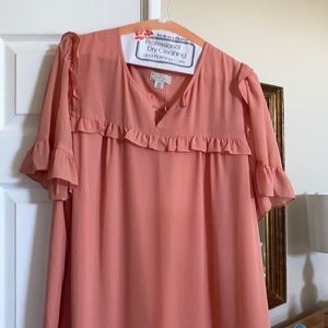 NWT J.Crew Peach Dress size 16